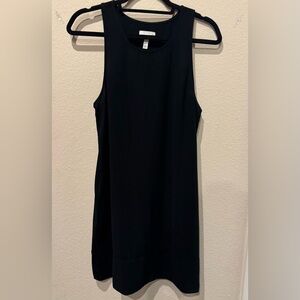 Leith racerback Black mini shift Dress